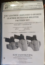 Load image into Gallery viewer, EDC Cake Zero 0-Degree Leather Retention Holster Pattern Pack