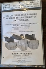 Load image into Gallery viewer, EDC Cake-8 8-Degree Leather Retention Holster Pattern Pack