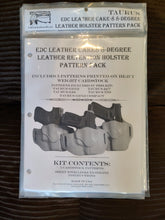 Load image into Gallery viewer, EDC Cake-8 8-Degree Leather Retention Holster Pattern Pack