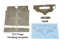 Load image into Gallery viewer, Fringe Cowhide Purse Template