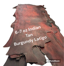 Load image into Gallery viewer, Indian Tanned Burgundy Latigo

