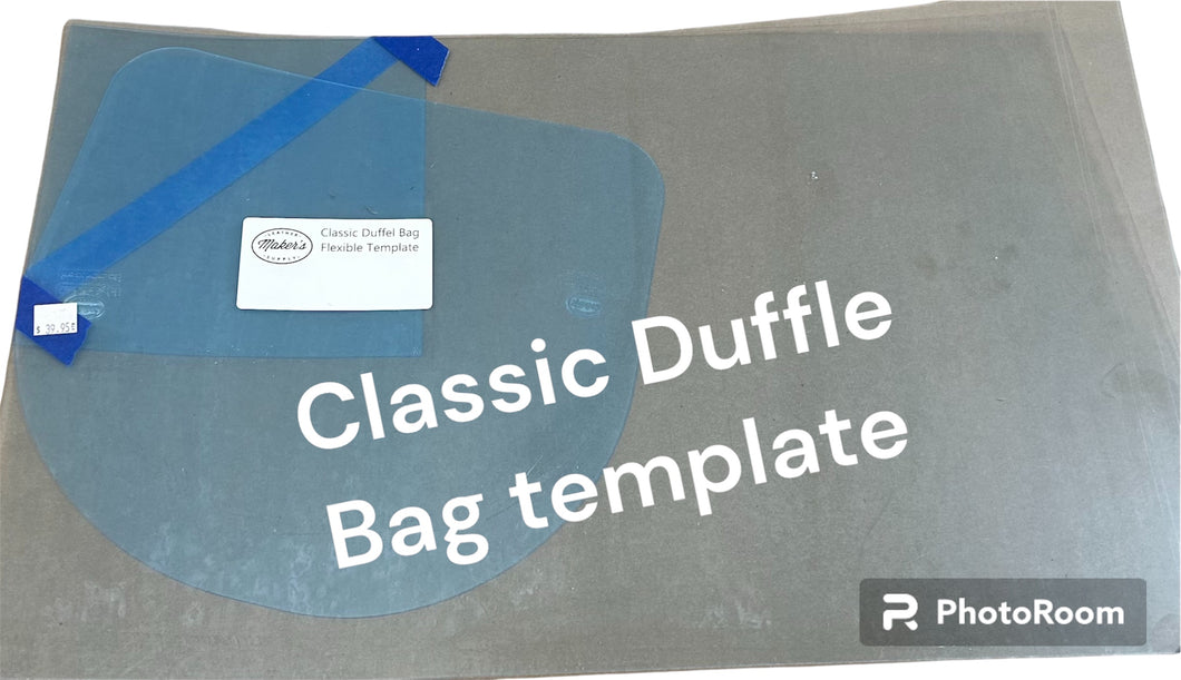Classic Duffel bag template