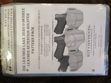 Load image into Gallery viewer, EDC Cake Zero 0-Degree Leather Retention Holster Pattern Pack