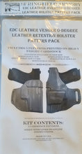 Load image into Gallery viewer, EDC Leather Avenger 0-Degree Leather Retention Holster Pattern Pack