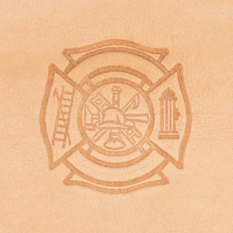 Fire Department Badge 2D Stamp
