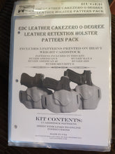 Load image into Gallery viewer, EDC Cake Zero 0-Degree Leather Retention Holster Pattern Pack