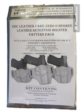 Load image into Gallery viewer, EDC Cake Zero 0-Degree Leather Retention Holster Pattern Pack
