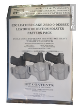 Load image into Gallery viewer, EDC Cake Zero 0-Degree Leather Retention Holster Pattern Pack