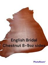 Load image into Gallery viewer, Heavy Bridal leather sides