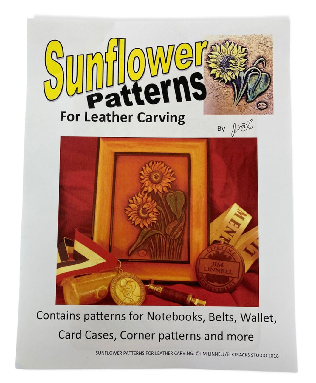 Sunflower Patterns for Leather Carving