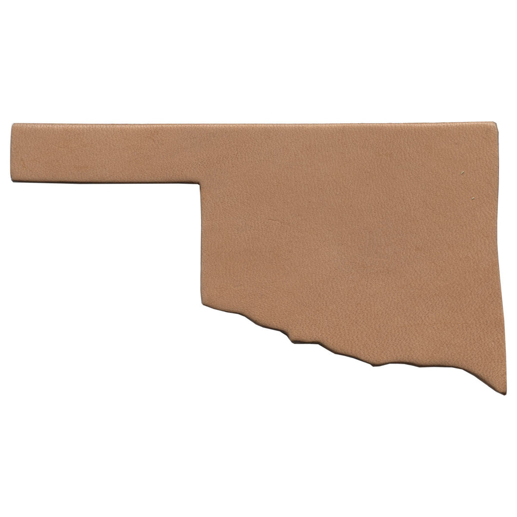 Oklahoma - State Leather Shape