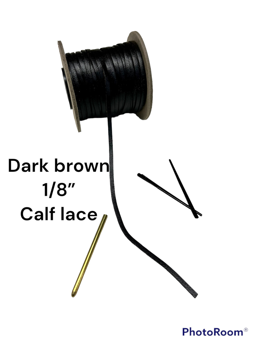 Dark brown 1/8” Calf lace