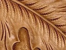 Load image into Gallery viewer, Oak leaf tooled on Live Oak