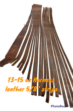 Load image into Gallery viewer, 5/8” Harness leather straps