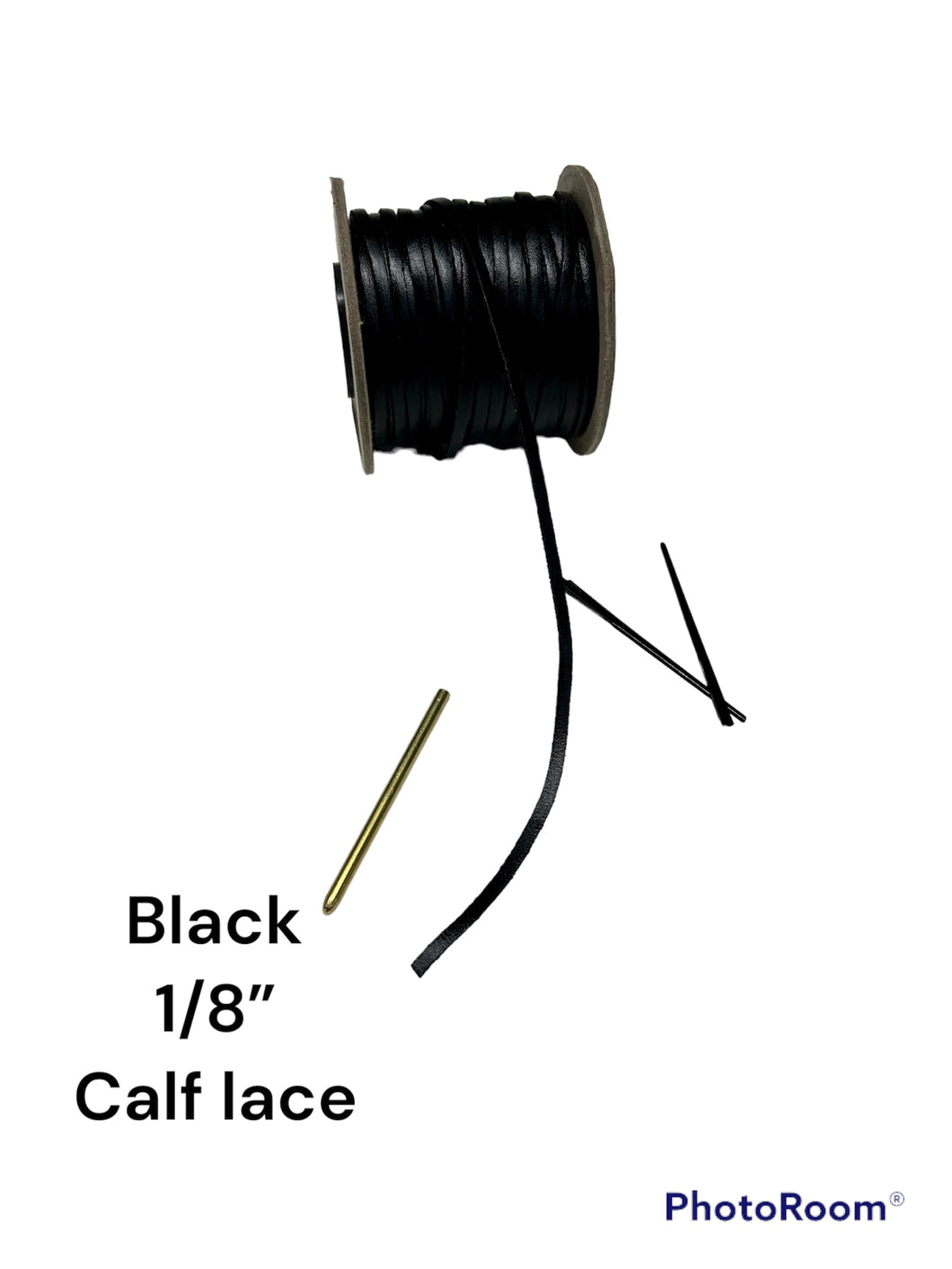 Black 1/8” Calf lace