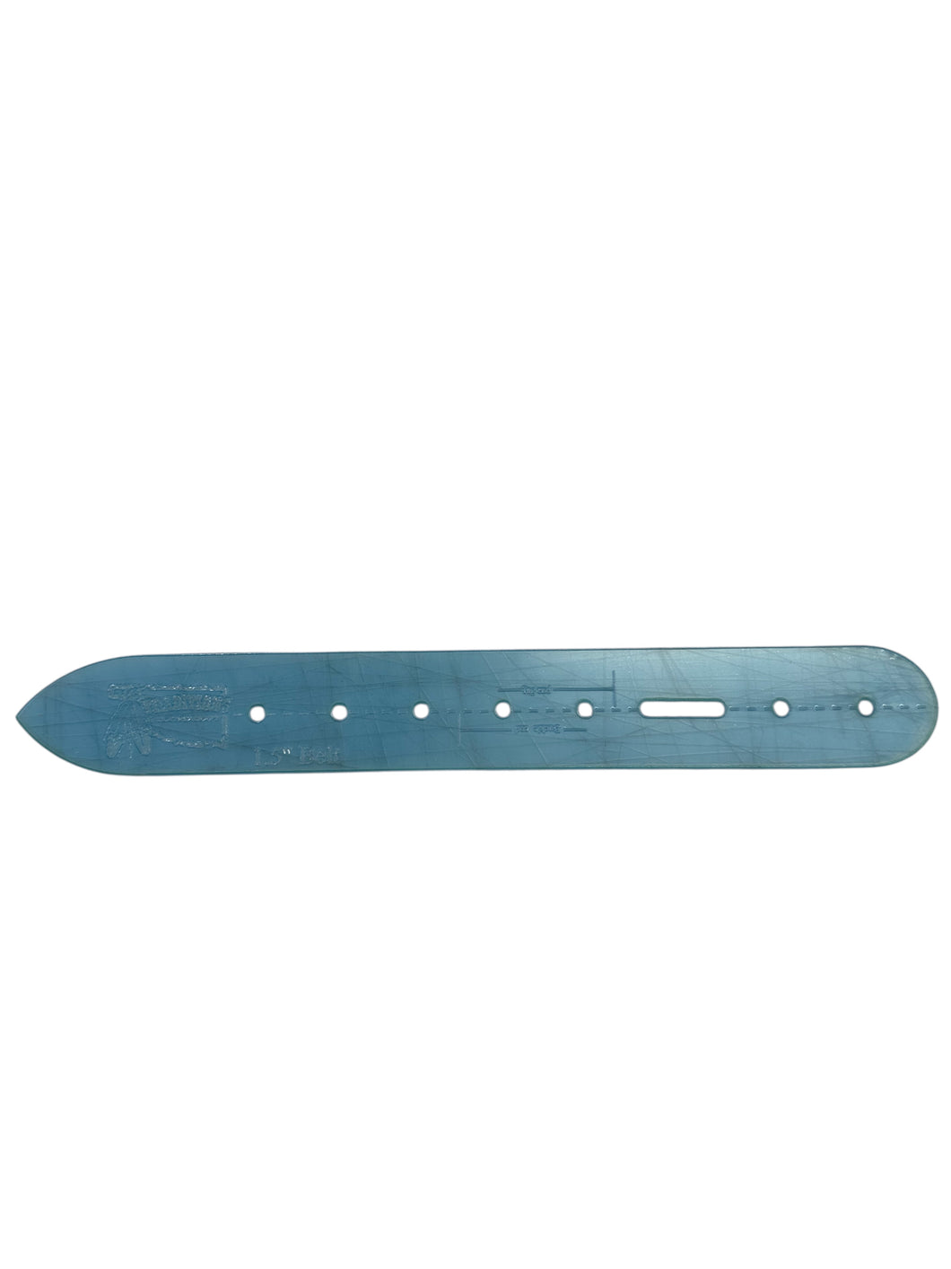 Acrylic belt template