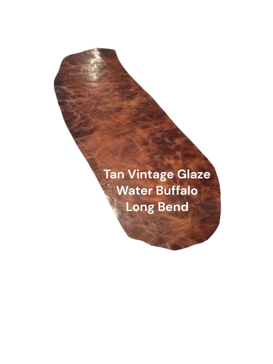 Water buffalo long bend Tan Vintage Glaze 8-10 oz.