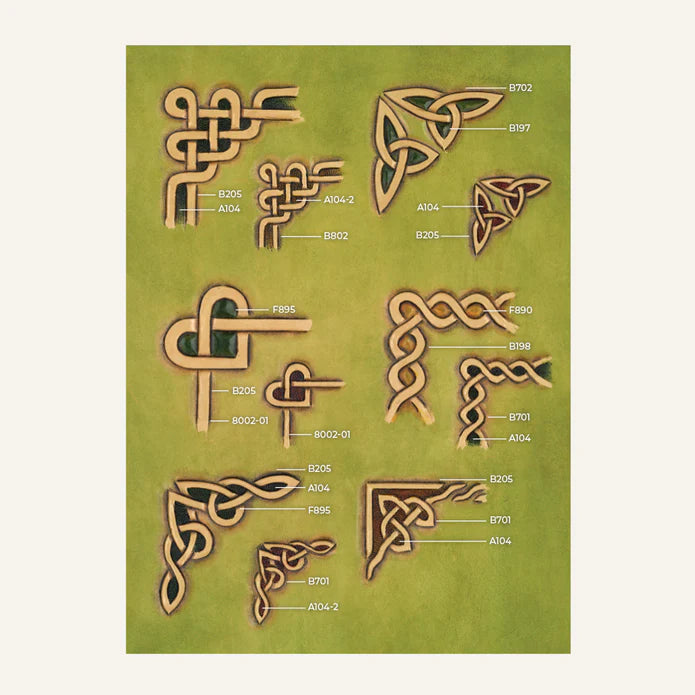 MakerAid Easy Trace Reusable Leather Patterns | 25+ Designs ...
