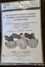 Load image into Gallery viewer, EDC Cake-8 8-Degree Leather Retention Holster Pattern Pack
