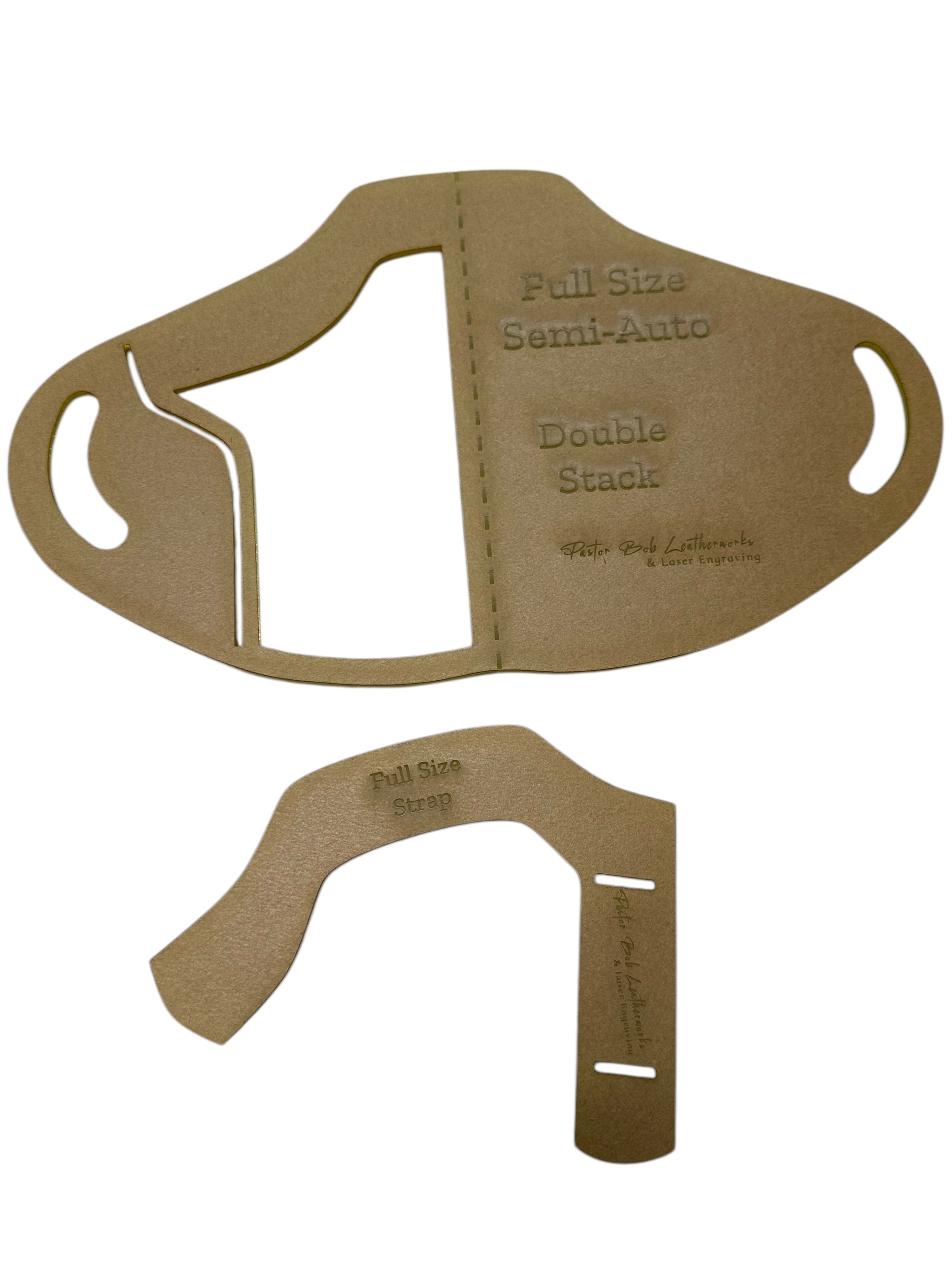 thumbnail image 2 of NW Tool Leather Pattern Template - Acrylic Receiving Package Template For Leather Crafting 2 of 10