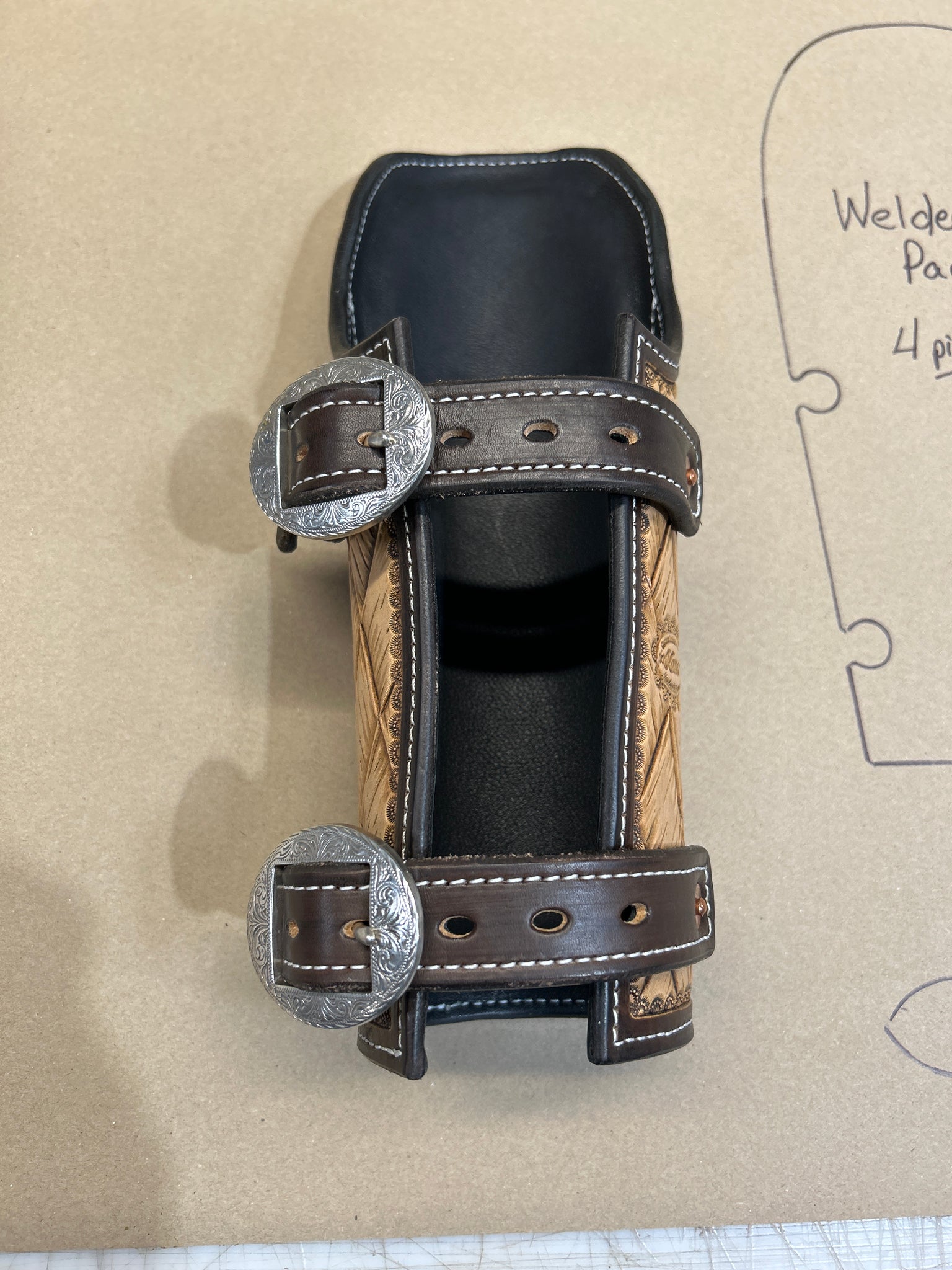 Welders Arm Pad template – Traditions Leathercraft LLC