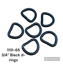 Load image into Gallery viewer, D-Ring 20mm, 3/4&quot;, 6 pk
