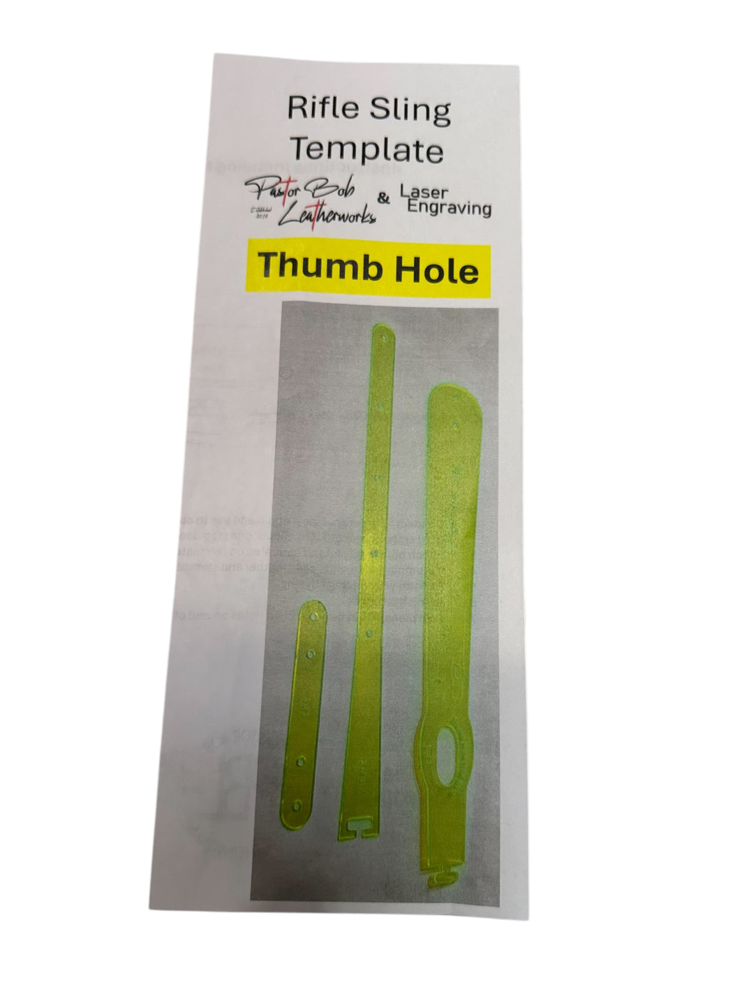 Rifle Sling Template