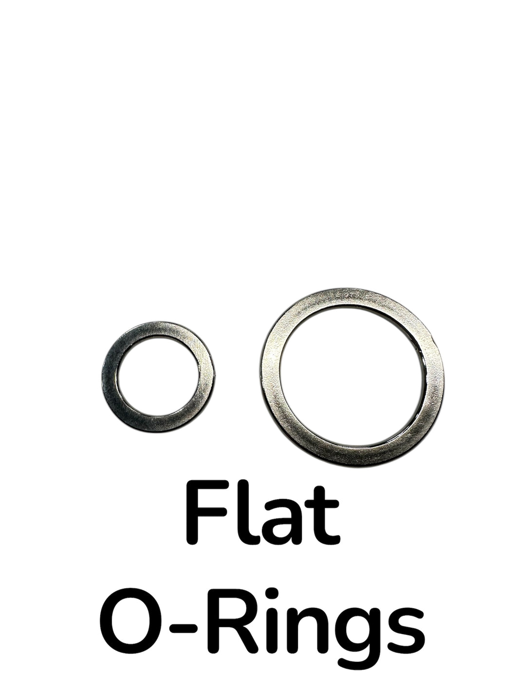 FLat STAINLESS sTEEL O-Ring's
