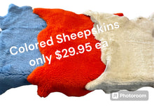 Load image into Gallery viewer, Colored Sheepskins
