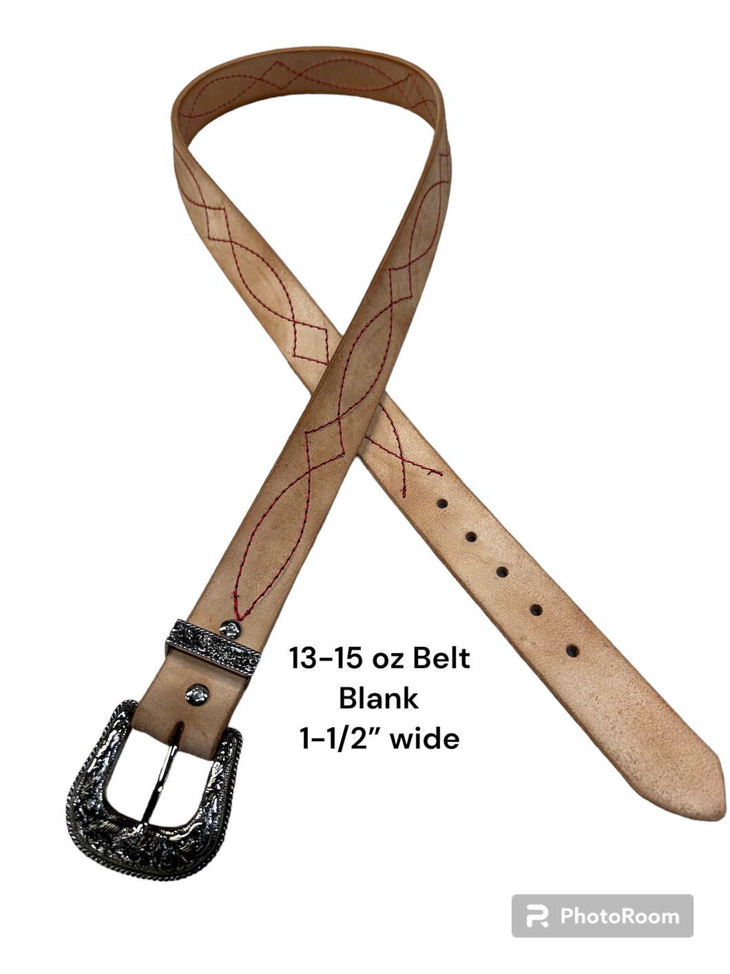 Saddle skirting belt blank 13-15 oz