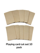 Load image into Gallery viewer, Playing card cut out
