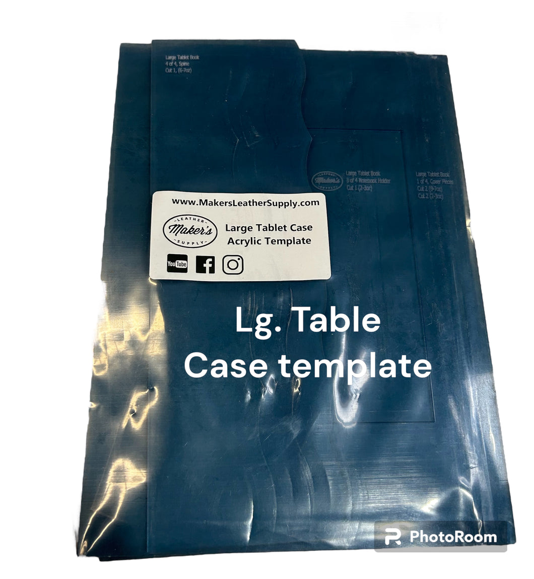 Large Tablet Case acrylic template