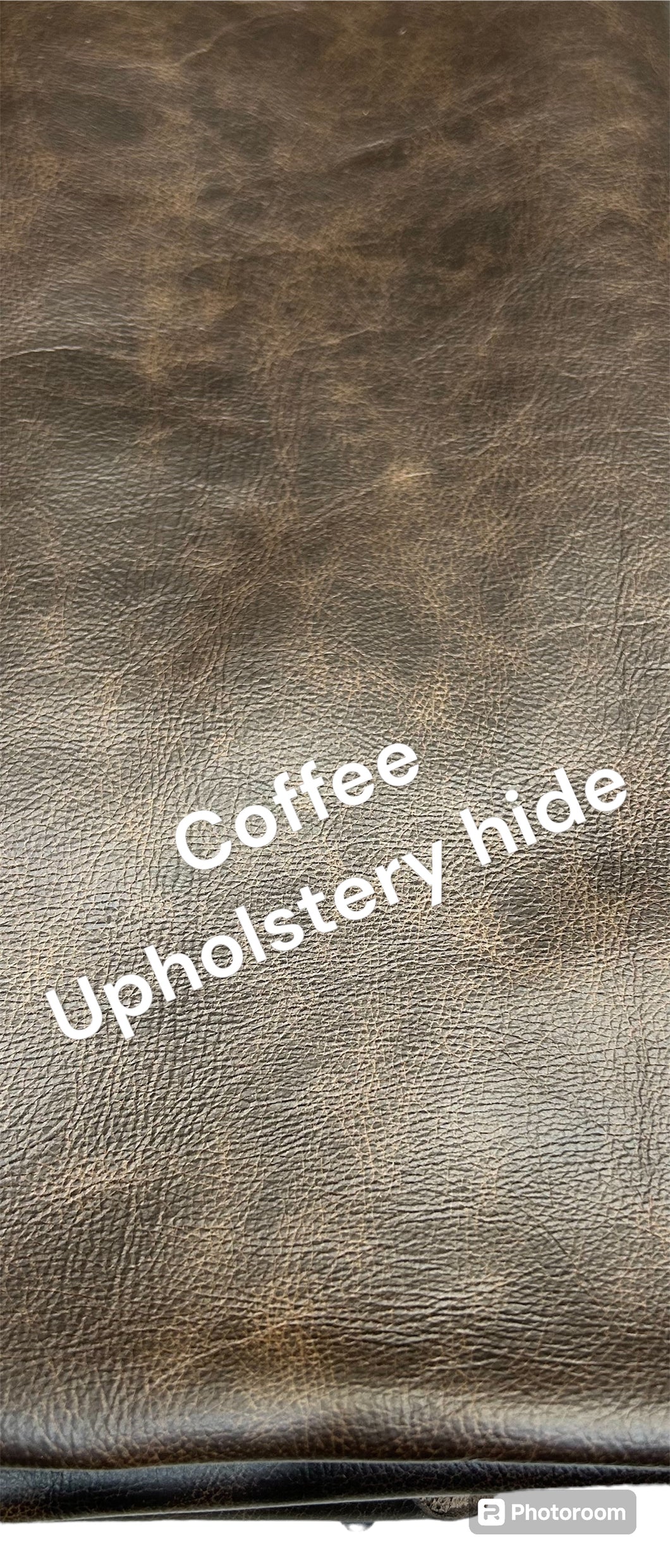 Coffee upholstery hide