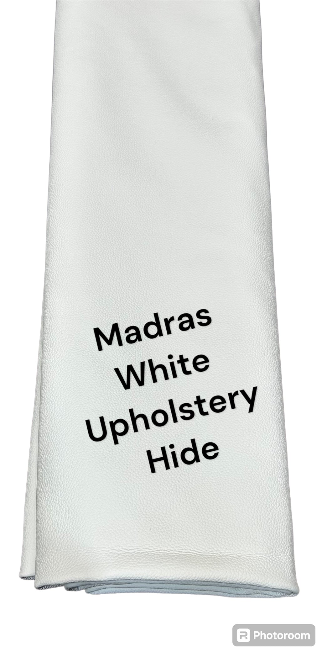 Madras white upholstery hide