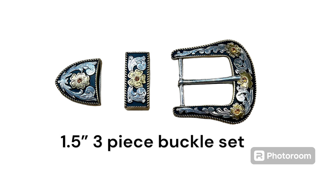 Amber Canyon 3 piece buckle set 1.5”