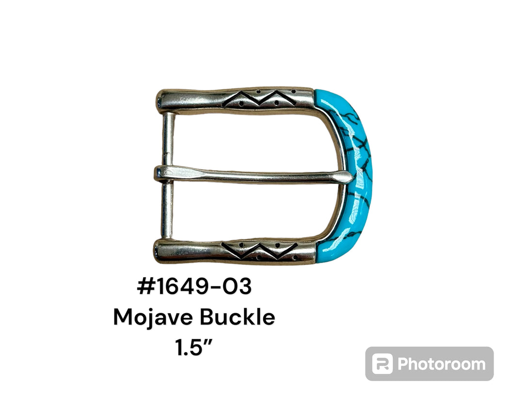 Mojave turquoise buckle 1.5”