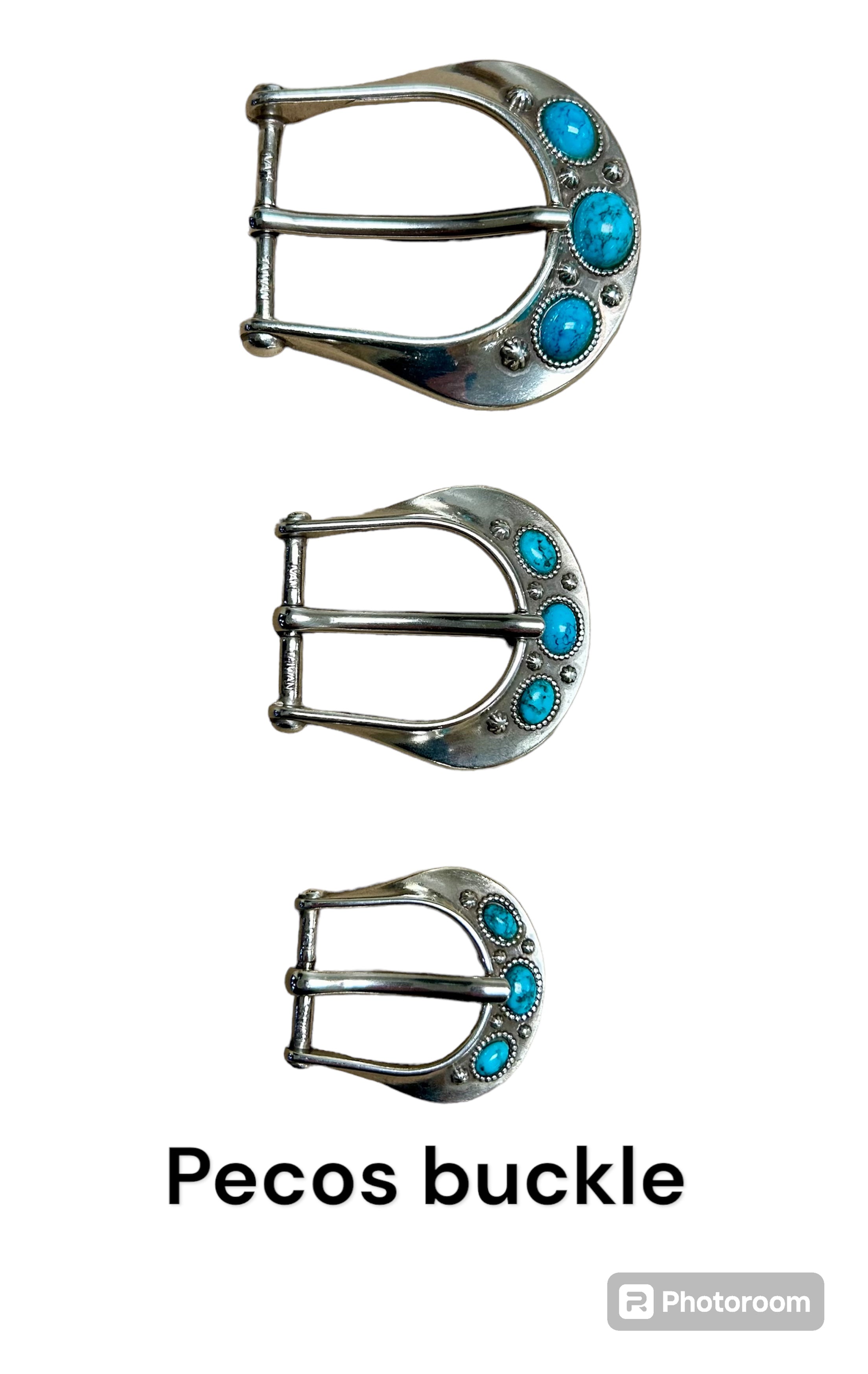 Pecos turquoise buckle – Traditions Leathercraft LLC