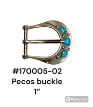 Load image into Gallery viewer, Pecos turquoise buckle

