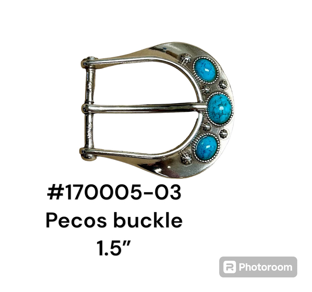 Pecos turquoise buckle