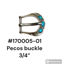 Load image into Gallery viewer, Pecos turquoise buckle
