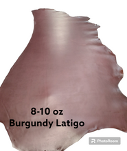Load image into Gallery viewer, Burgundy Latigo sides
