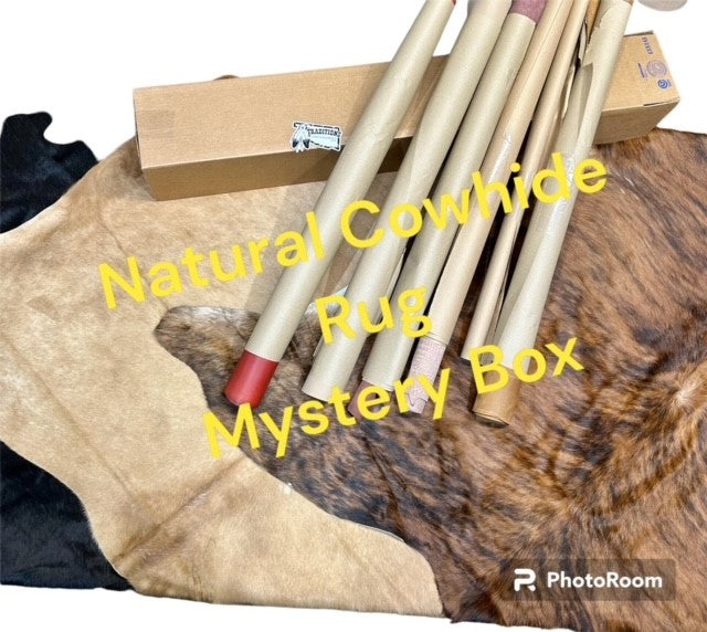 Natural Cowhide Rug Mystery Box