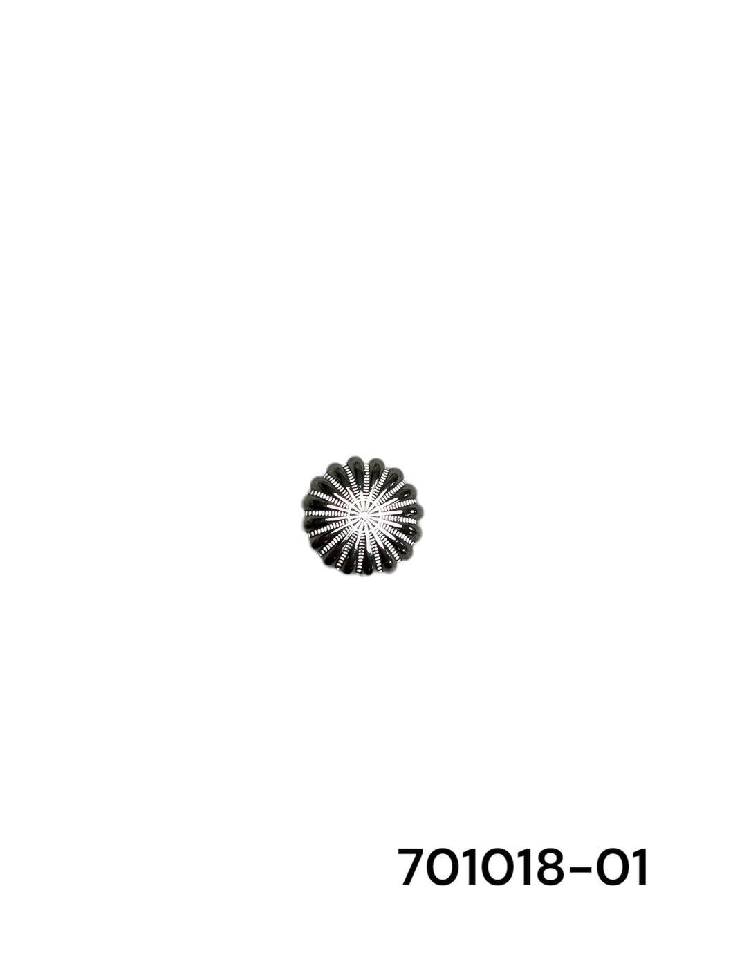 Parachute Screw Back Concho 1/2 inch, NP