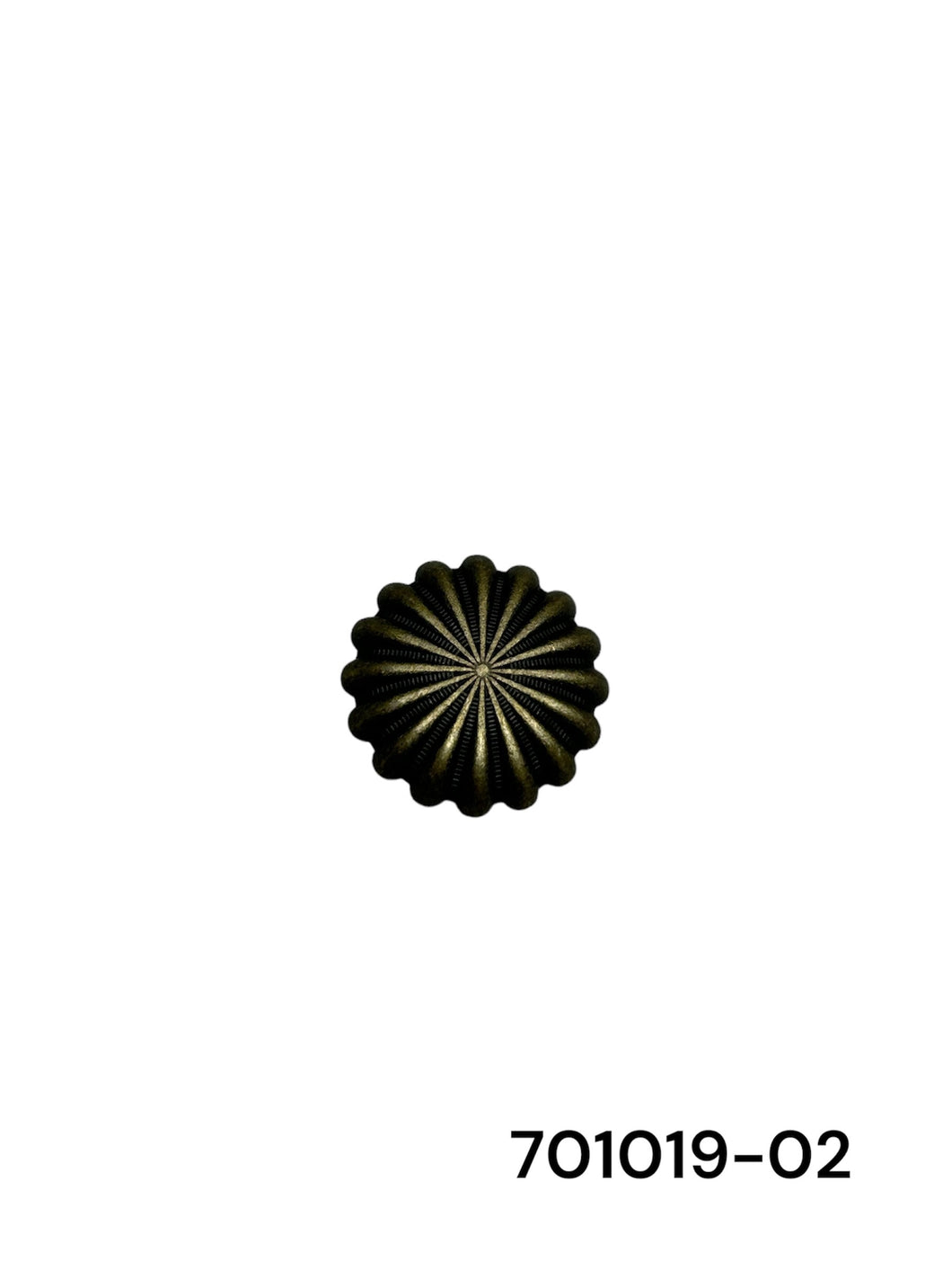 Parachute Screw Back Concho 3/4 inch, AB