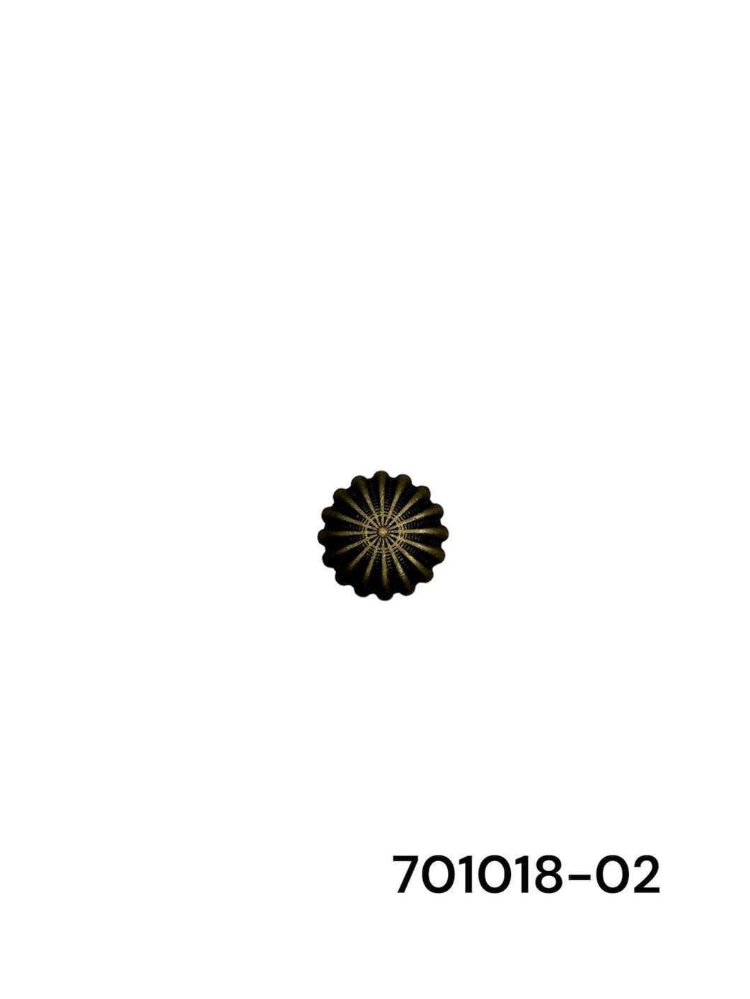 Parachute Screw Back Concho 1/2 inch, AB