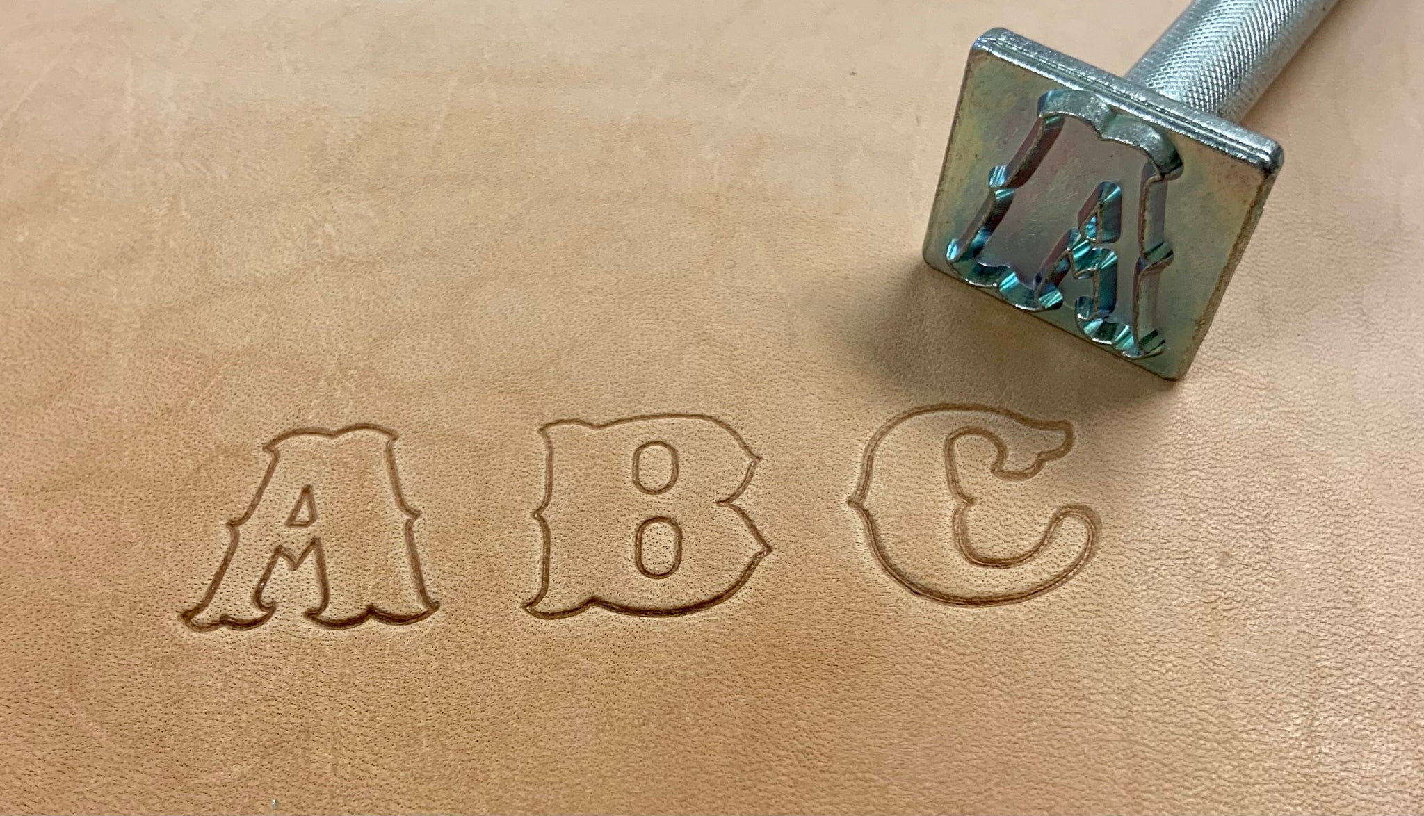 Leathercraft Lettering Alphabet set 1