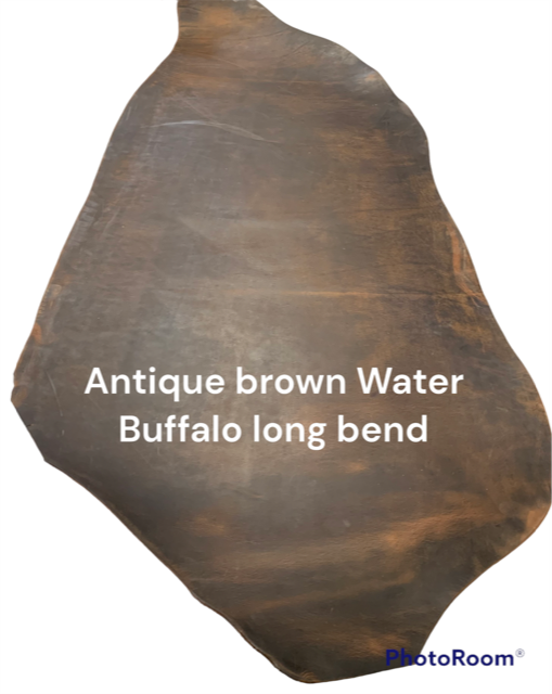 Water buffalo antique brown long bend