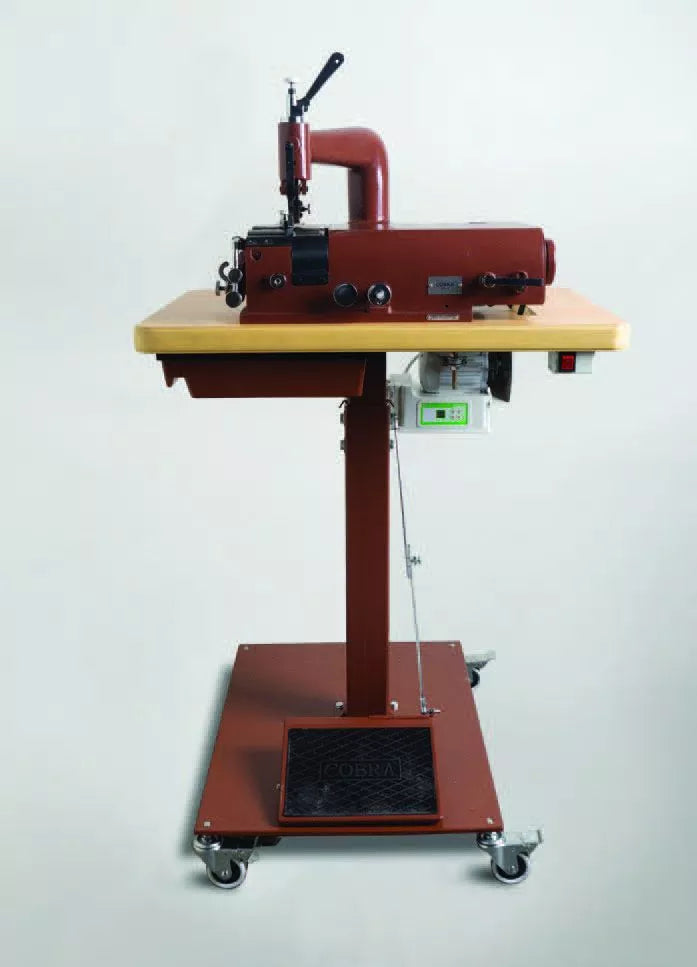 COBRA NP4 Bottom Feed Skiving Machine with Pedestal