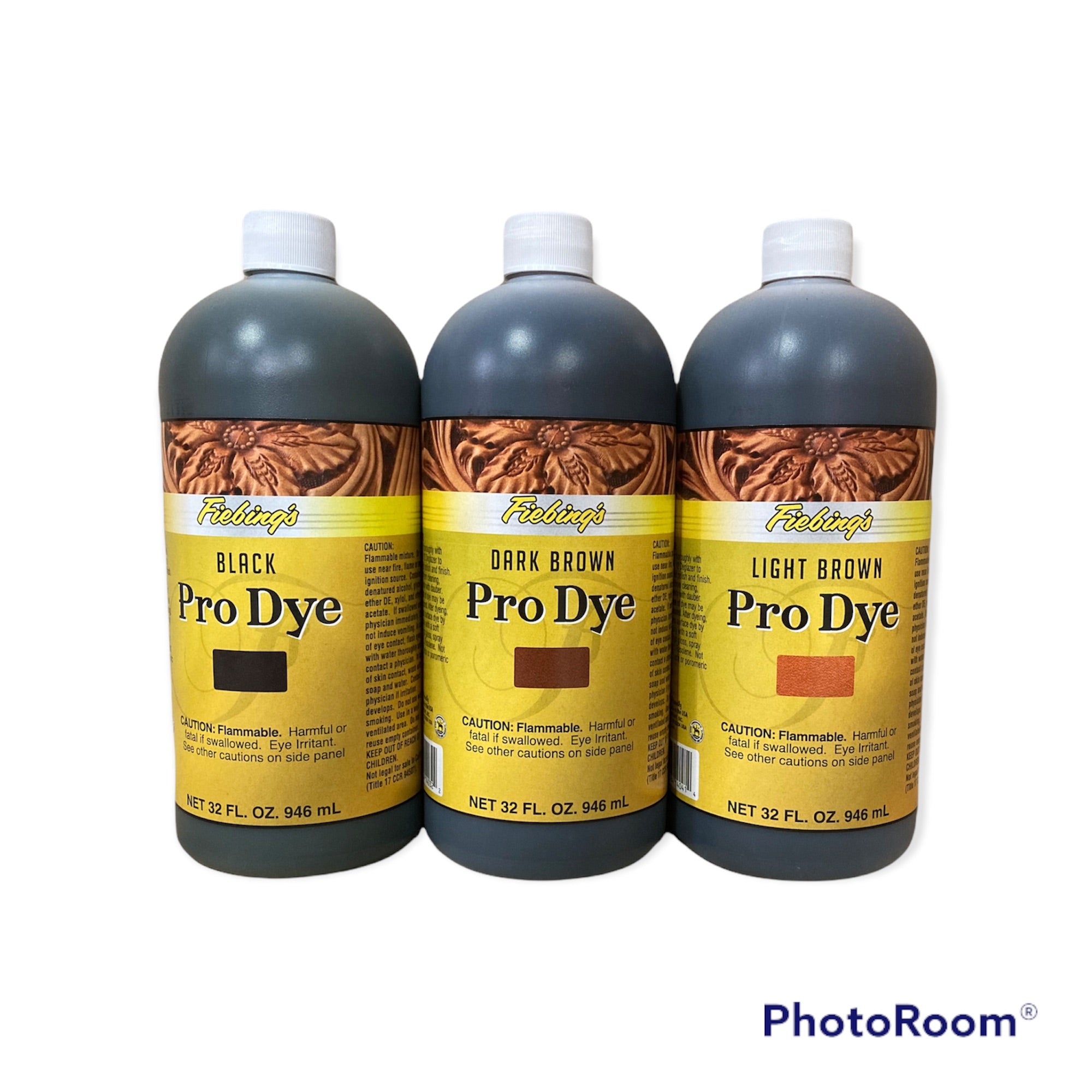 Pro Dye Fiebings Pro Leather Dye 32 oz – Traditions Leathercraft LLC