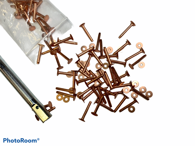 Copper rivet and burr setter #12 – Traditions Leathercraft LLC